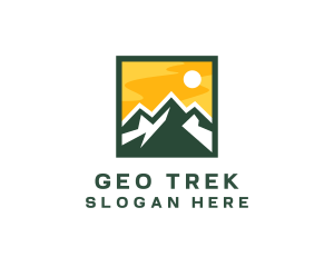 Mountain Summit Hiking logo design