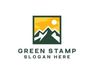 Mountain Summit Hiking logo design