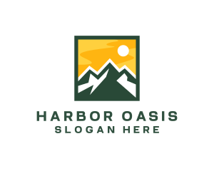 Mountain Summit Hiking logo design