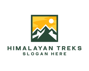 Mountain Summit Hiking logo design