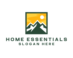 Mountain Summit Hiking logo design