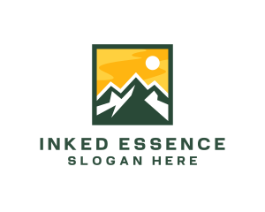 Mountain Summit Hiking logo design