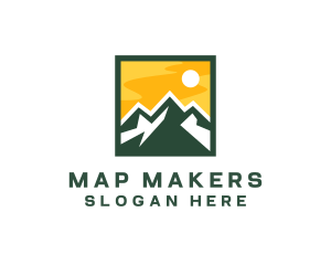 Mountain Summit Hiking logo design