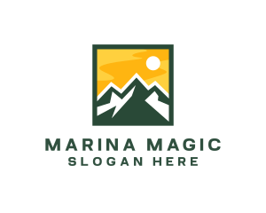 Mountain Summit Hiking logo design