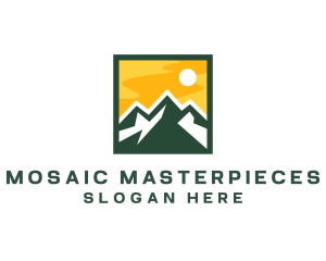 Mountain Summit Hiking logo design