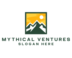 Mountain Summit Hiking logo design