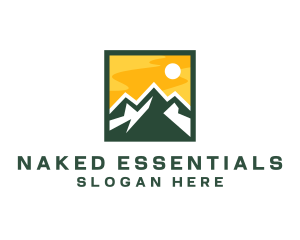 Mountain Summit Hiking logo design