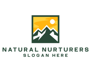 Mountain Summit Hiking logo design