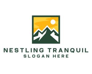 Mountain Summit Hiking logo design