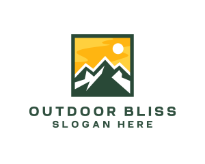 Mountain Summit Hiking logo design