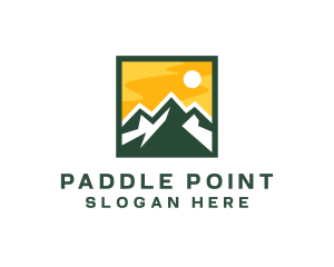 Mountain Summit Hiking logo design