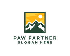 Mountain Summit Hiking logo design