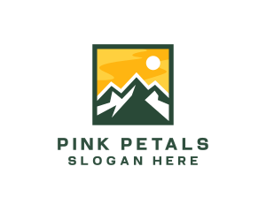 Mountain Summit Hiking logo design