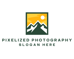 Mountain Summit Hiking logo design