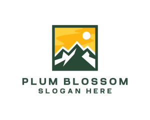 Mountain Summit Hiking logo design