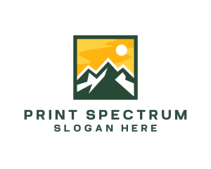 Mountain Summit Hiking logo design