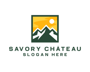 Mountain Summit Hiking logo design