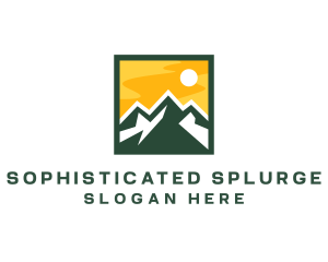 Mountain Summit Hiking logo design