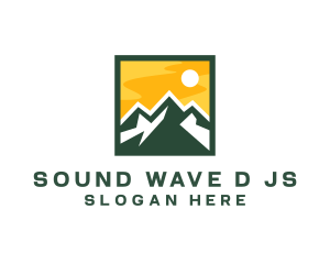 Mountain Summit Hiking logo design