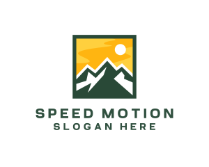 Mountain Summit Hiking logo design