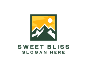 Mountain Summit Hiking logo design