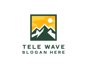 Mountain Summit Hiking logo design