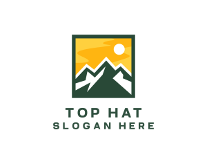 Mountain Summit Hiking logo design