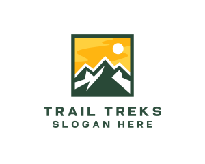 Mountain Summit Hiking logo design