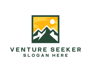 Mountain Summit Hiking logo design