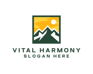 Mountain Summit Hiking logo design