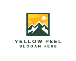 Mountain Summit Hiking logo design