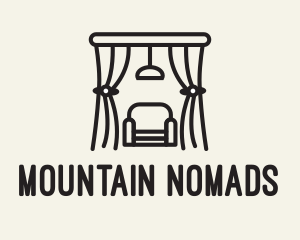 Curtain Monoline Furniture logo design