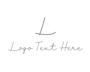 Elegant Generic Cursive  logo