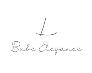 Elegant Generic Cursive  logo design