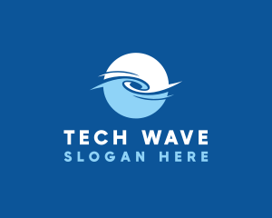 Water Wave Whirlpool logo design