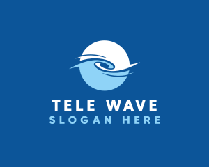 Water Wave Whirlpool logo design