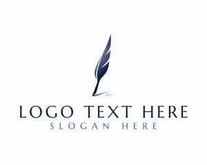 Contract - Feather Quill Pen logo design