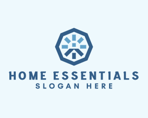 Home Roof Renovation logo design