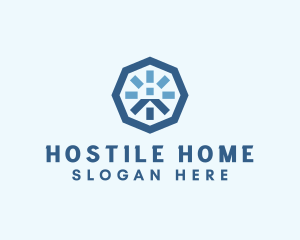 Home Roof Renovation logo design