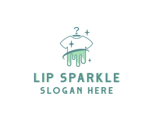 Tshirt Laundromat Sparkle logo design