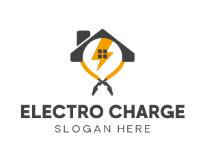 Home Electrical Maintenance logo design