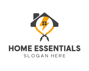 Home Electrical Maintenance logo design