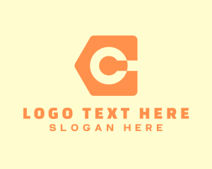 Business Letter C Tag logo