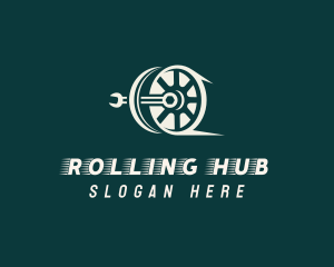 Automotive Wheels Repair logo design