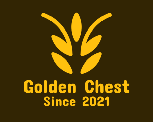 Golden Wheat Crop logo design