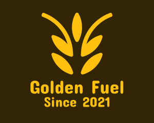 Golden Wheat Crop logo design