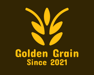 Golden Wheat Crop logo design