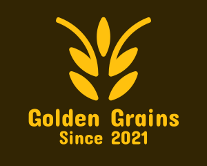 Golden Wheat Crop logo design
