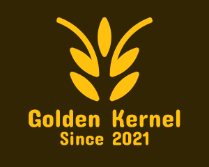 Golden Wheat Crop logo design