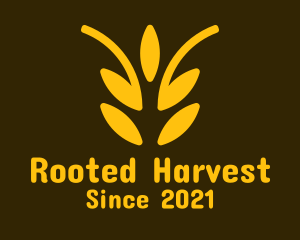 Golden Wheat Crop logo design